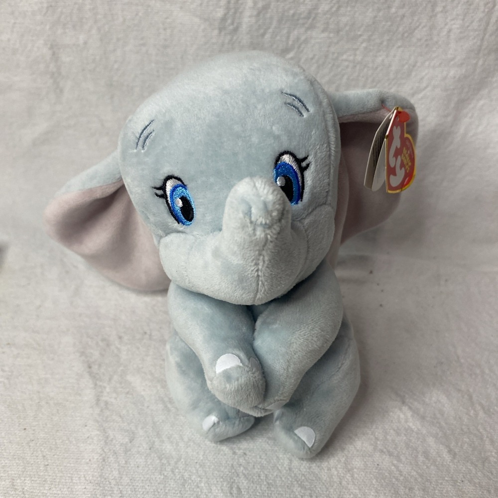Disney Dumbo Elephant 2025 Ty Beanie Baby 7" Stuffed Plush Animal w/ Tag